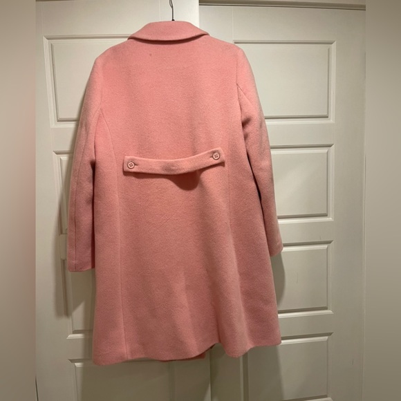 Emporio Armani pink boiled wool, single breasted winter coat, size 48 European - Picture 5 of 5